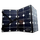 Folding Custom Solar Panels 60 Watt Corrosion Resistant With Black Fiber Cloth