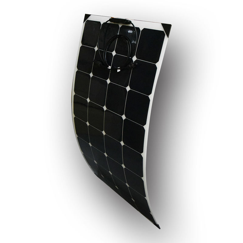 Textured Surface SunPower Solar Panels 100W PET Top Layer For UV Protection